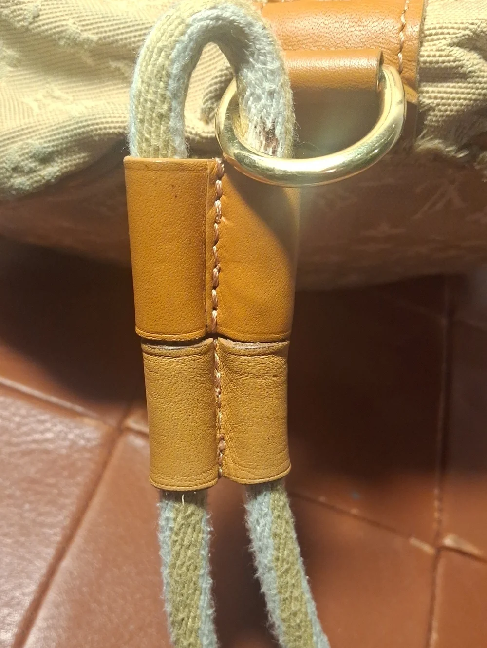 Louis Vuitton Beige Monogram Jacquard Drawstring Bucket Bag